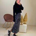 Longuette Paiettes Grey