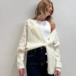 Cardigan Ricamo Fiore