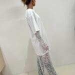 Abito Tshirt Pizzo