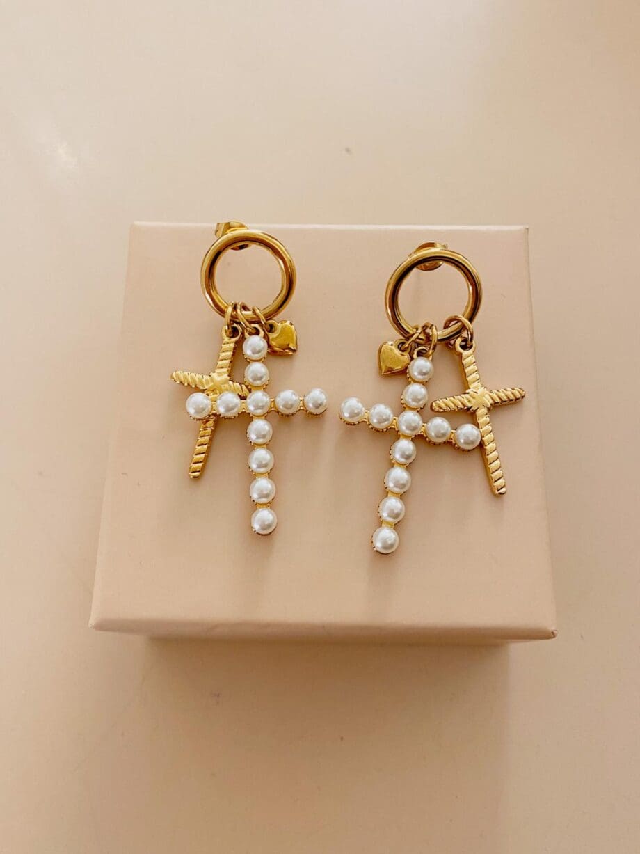 Orecchino Charms Croce