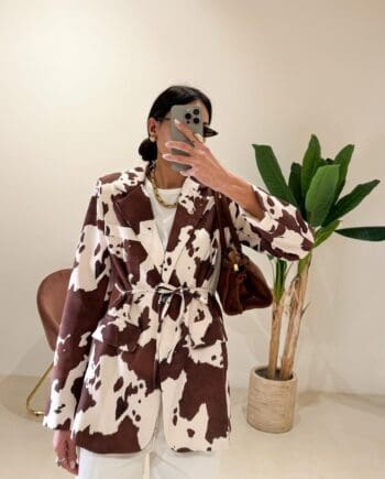 Blazer Cow Print