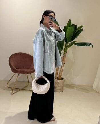 Giacca Camicia Denim