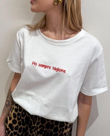 T-shirt "ho sempre ragione"