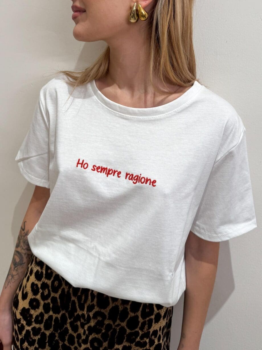 T-shirt "ho sempre ragione"
