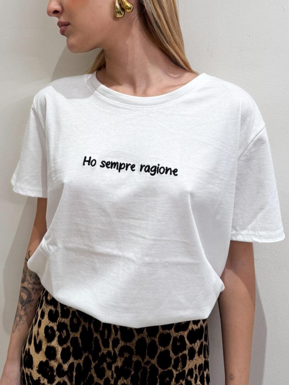 T-shirt "ho sempre ragione"