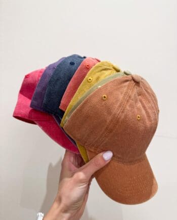 Cappellino Tesa Stone Wash