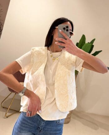 Gilet Ricamo