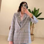Giacca Check Pink