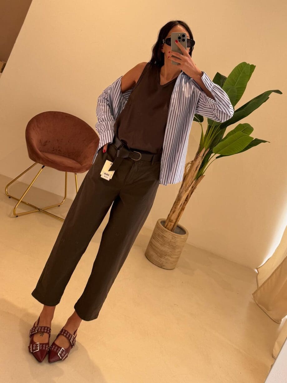 Pantalone Cotone Cintura