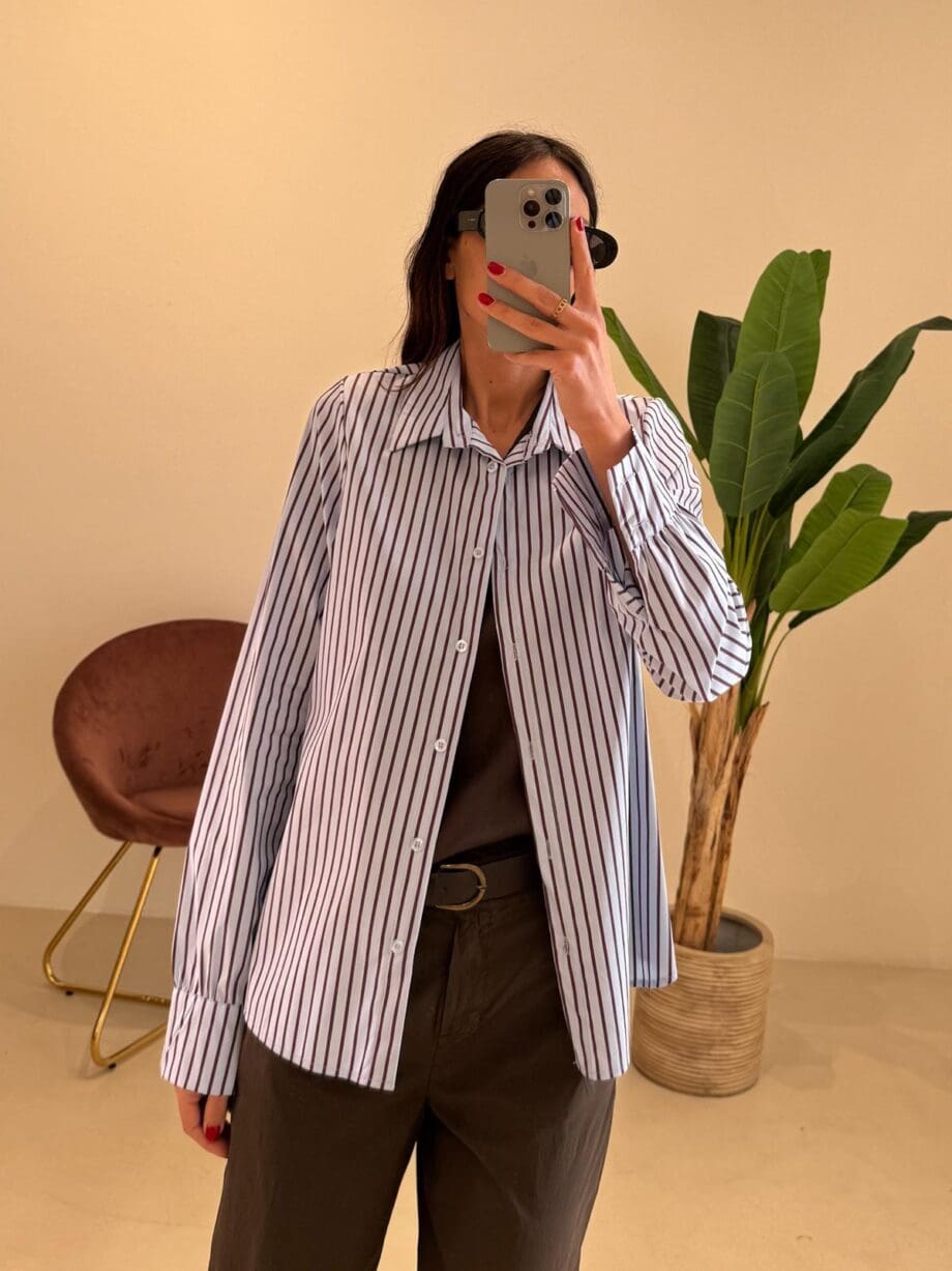 Camicia Bacchetta Borgundy