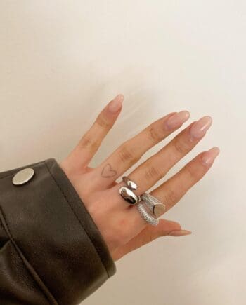 Anellini silver regolabili