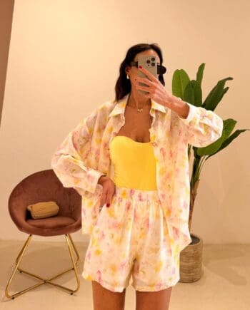 Coordinato Alessia Giallo e Rosa