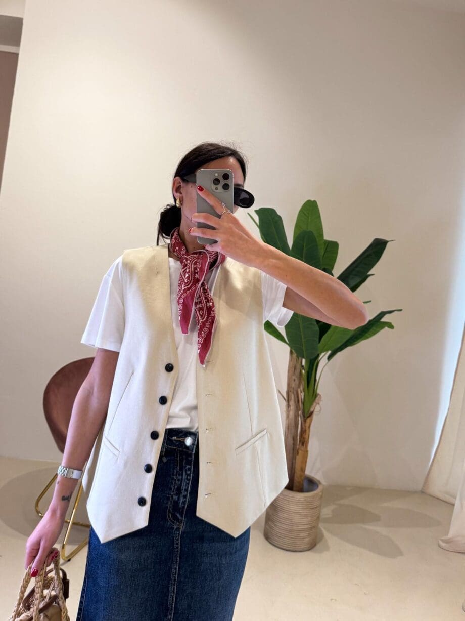 Gilet Burro Bottoncini