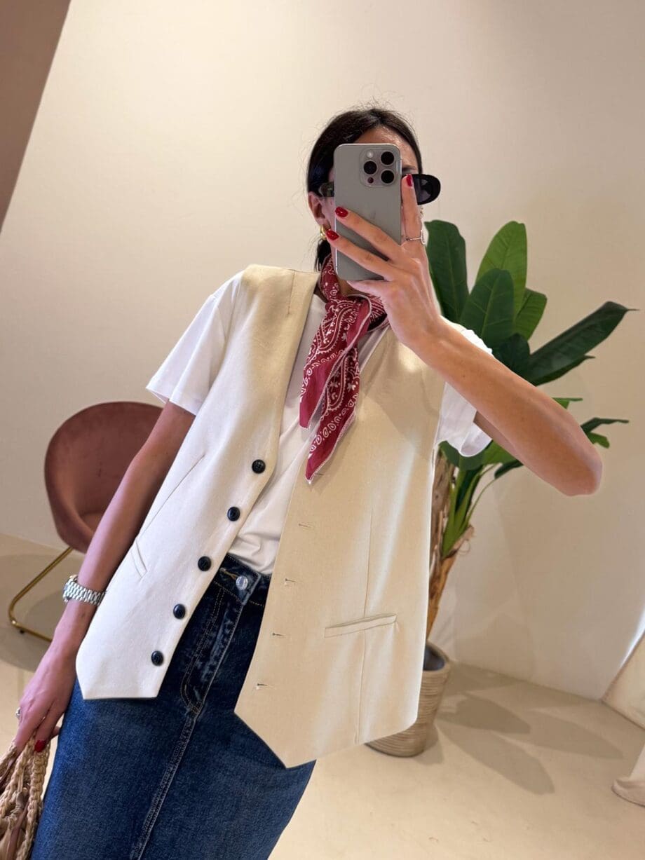 Gilet Burro Bottoncini