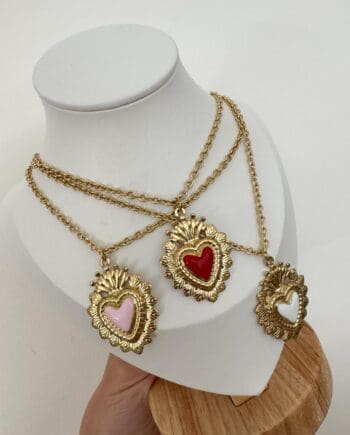 Collana Cuore Smaltato
