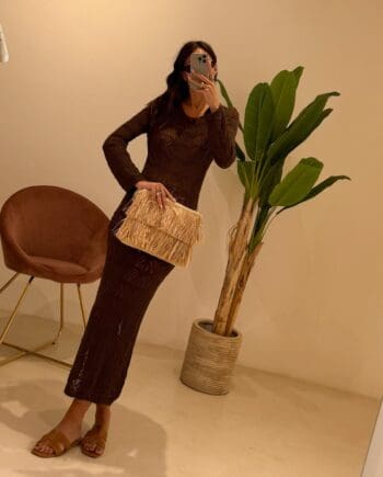 Abito Crochet Brow