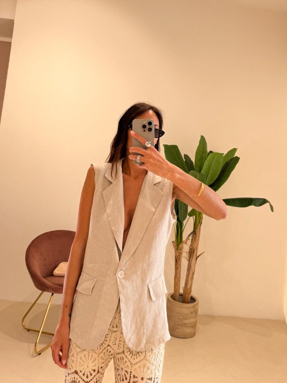 Gilet Lino