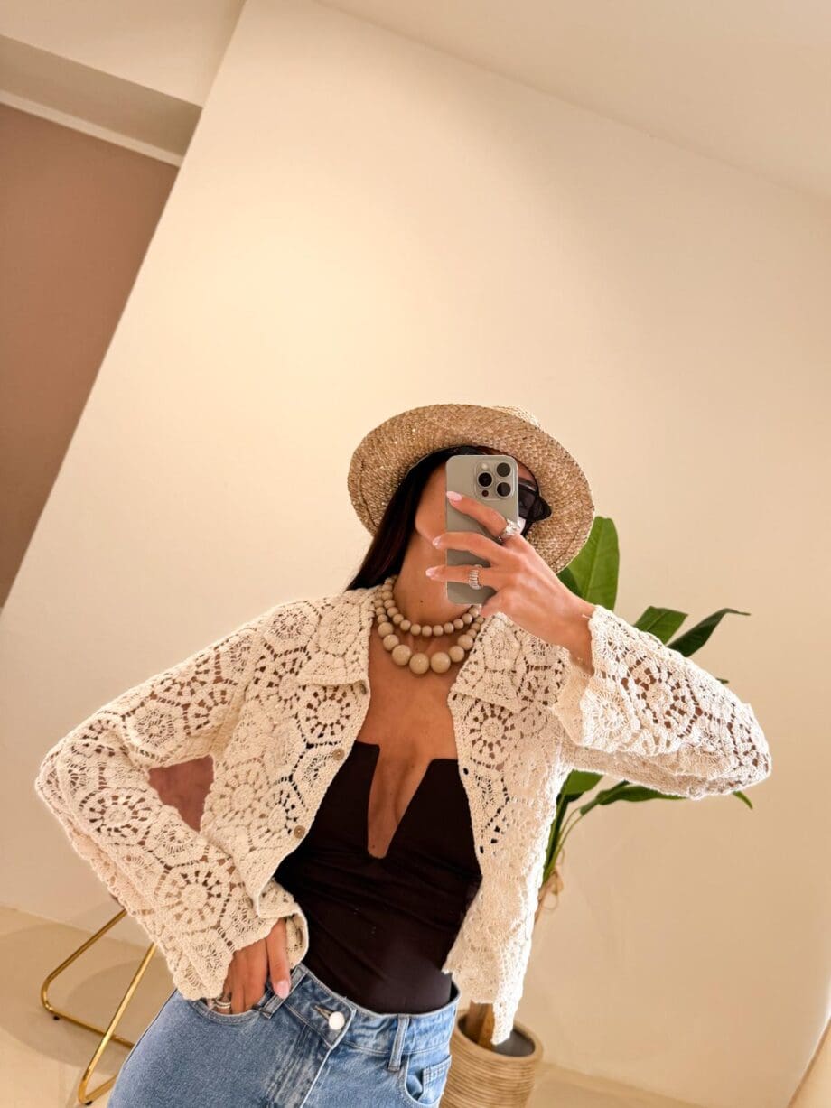 Cardigan Macrame'