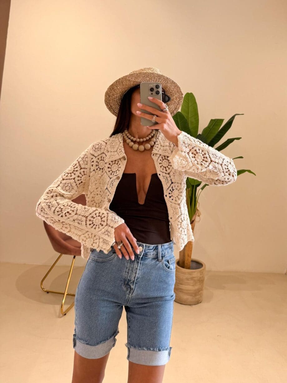 Cardigan Macrame'
