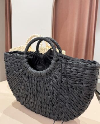 Borsa Paglia Black