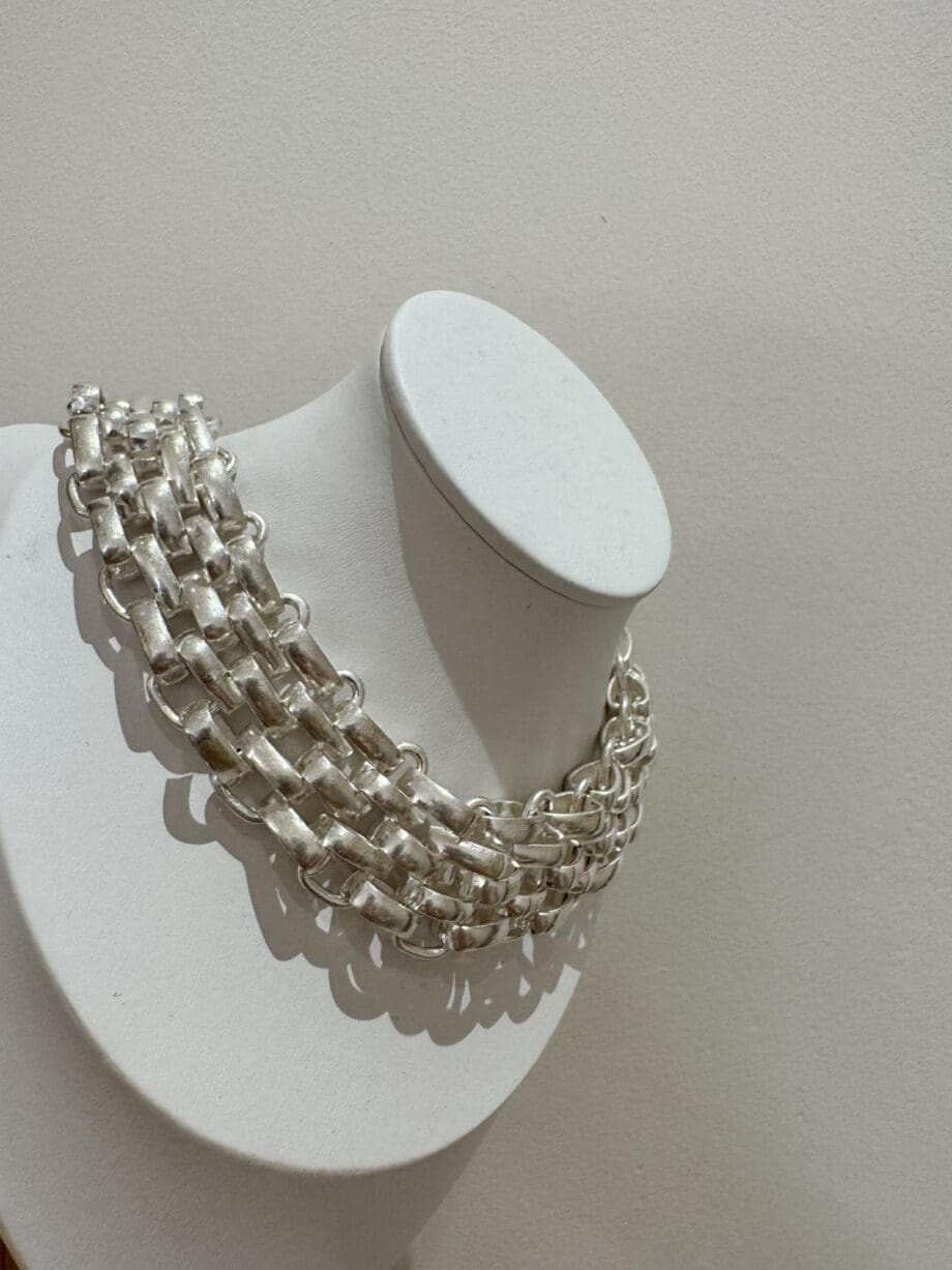 Collana catena argento