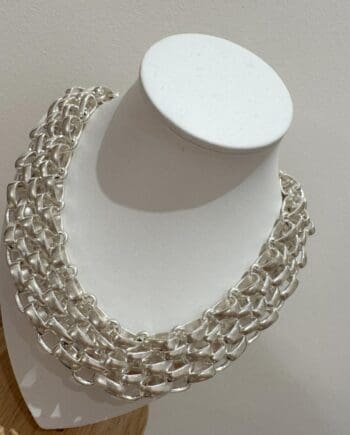 Collana catena argento