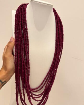 Collana Fili in tessuto