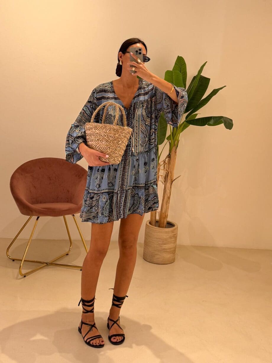 Abito Summer Celeste polvere