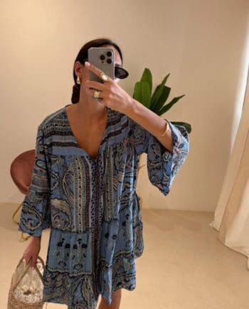 Abito Summer Celeste polvere