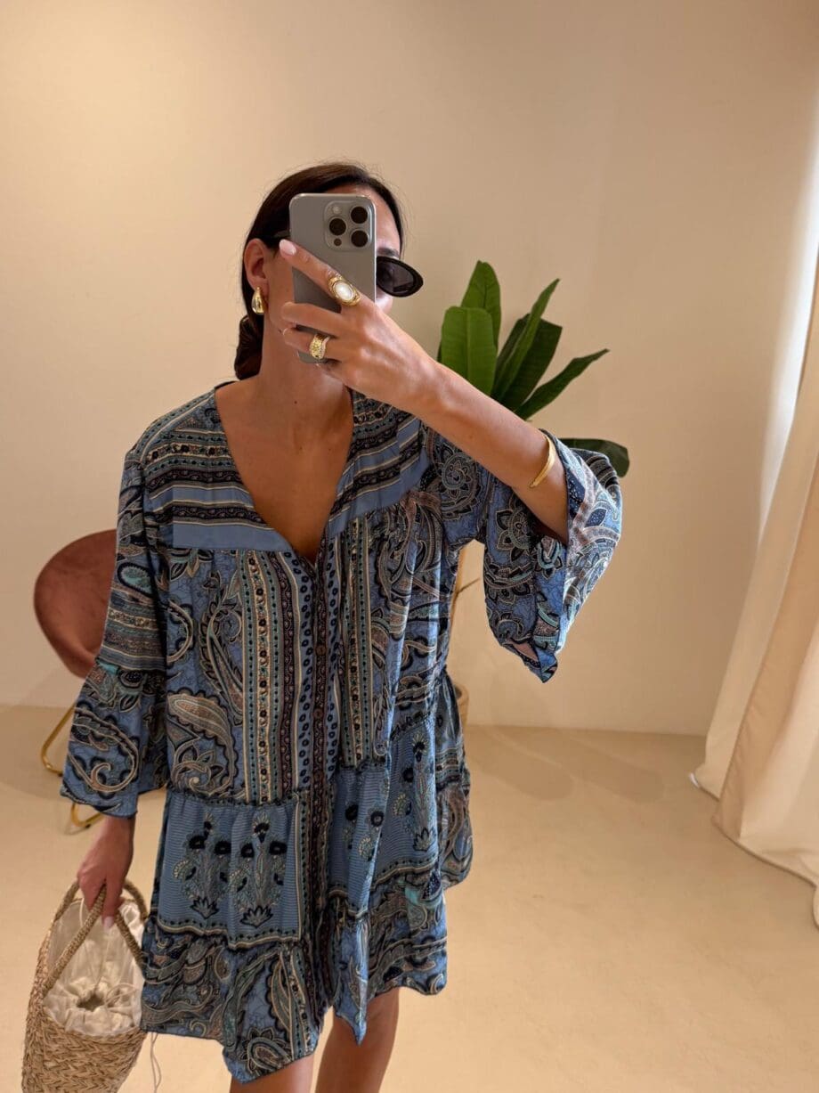 Abito Summer Celeste polvere