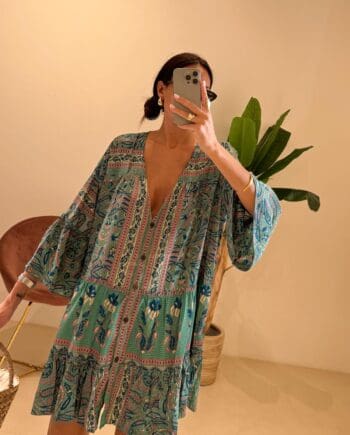 Abito Summer Verde Rosa