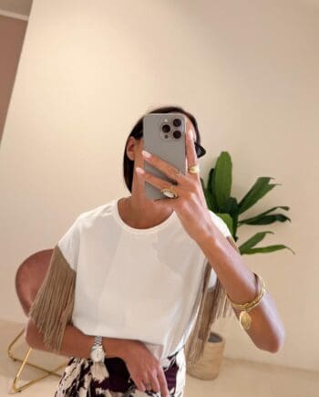 T shirt frange