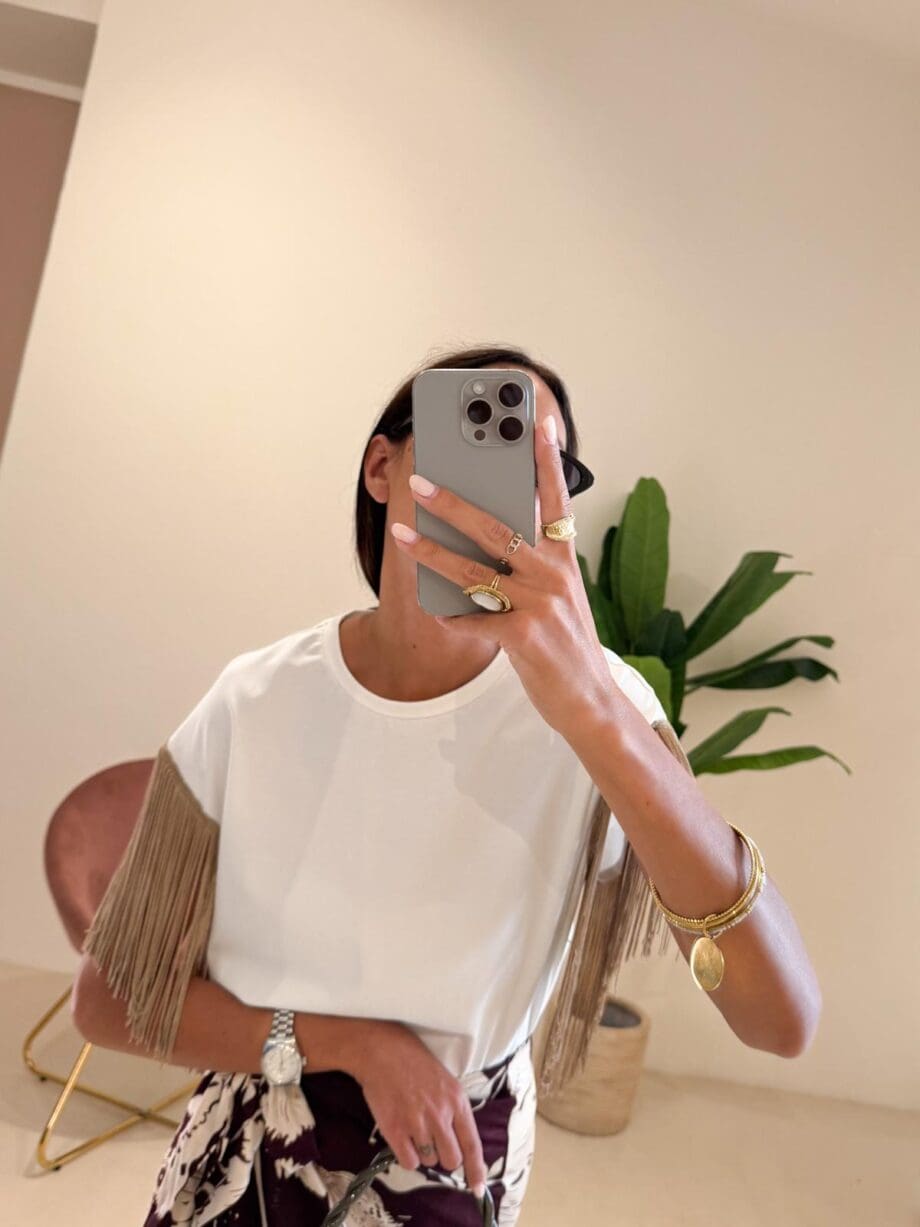 T shirt frange