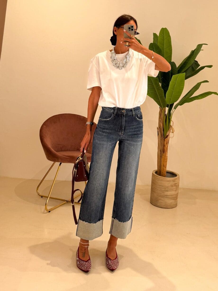 Jeans rovescia