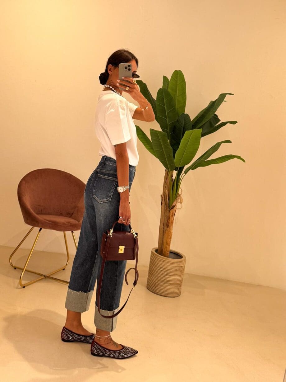 Jeans rovescia