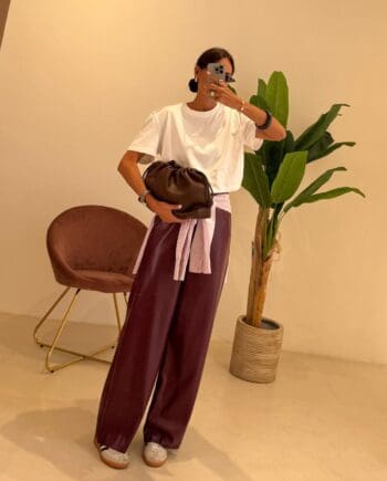 Pantalone ecopelle