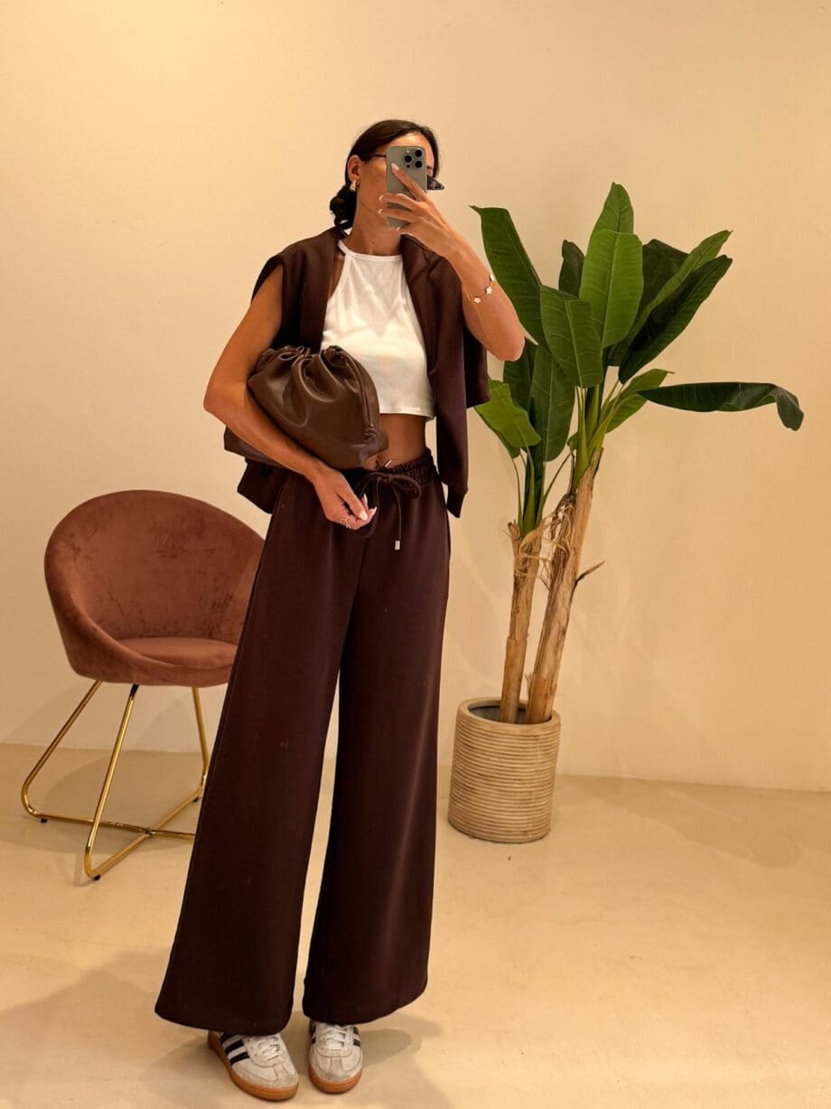 Pantalone tuta largo