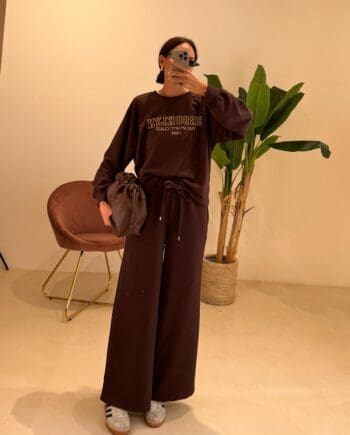 Pantalone tuta largo