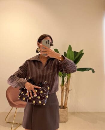 Gonna Pantaloncino Brown