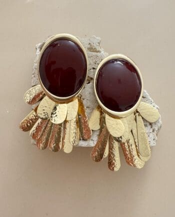 Orecchini vintage petali
