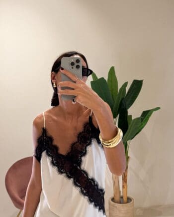 Abitino sottoveste black&white