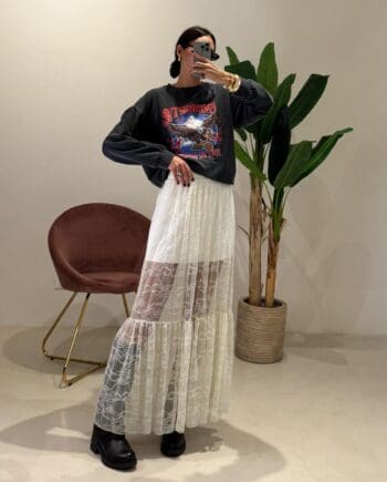 Gonna pizzo lunga