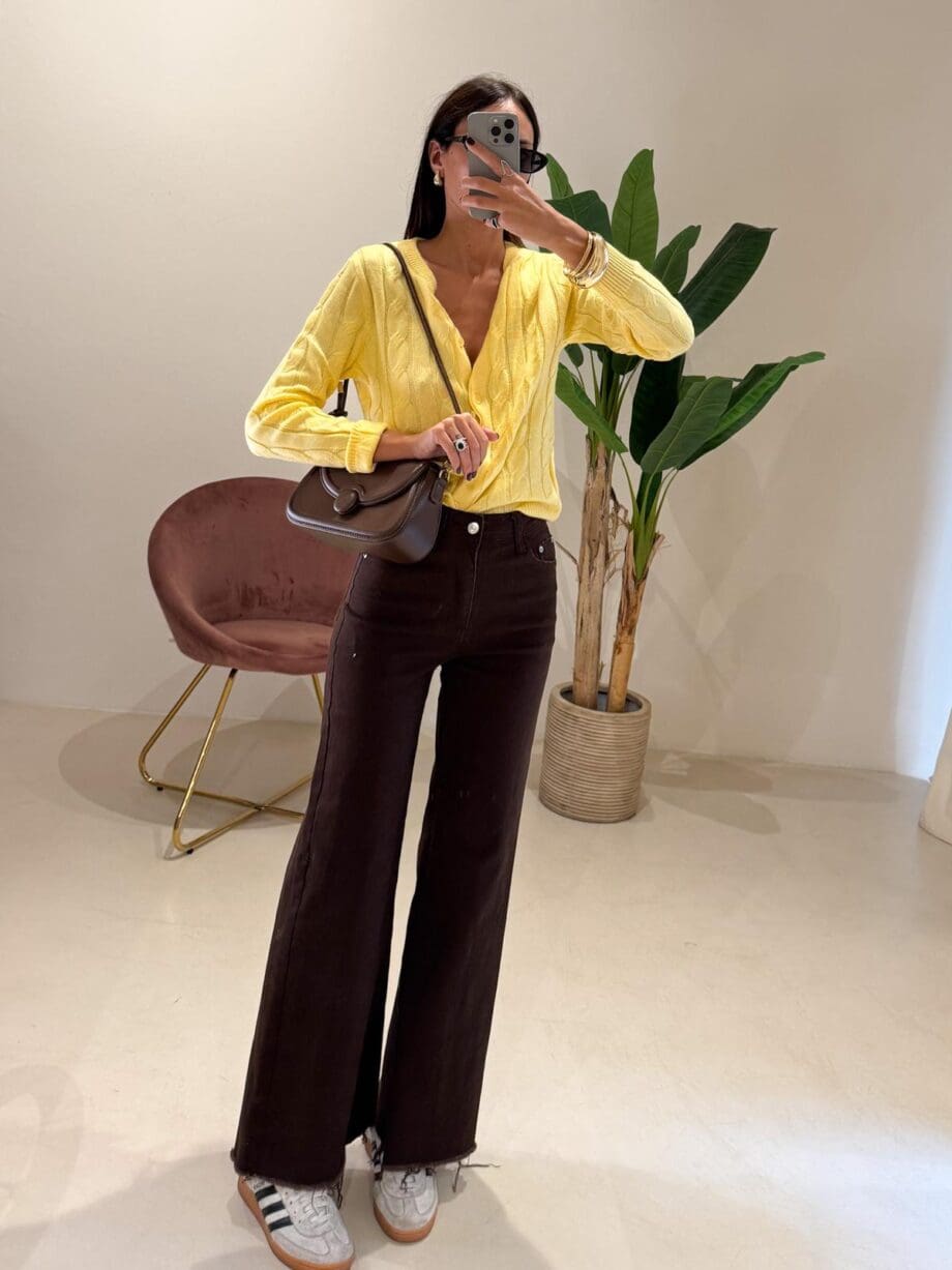 Cardigan treccia