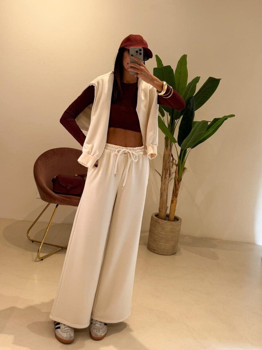 Pantalone tuta largo