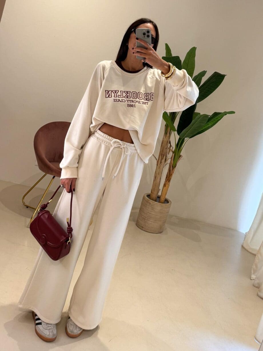 Pantalone tuta largo