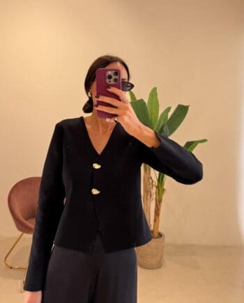 Cardigan Bottone Goccia