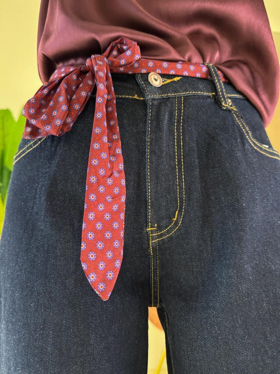 Blu Denim Foulard