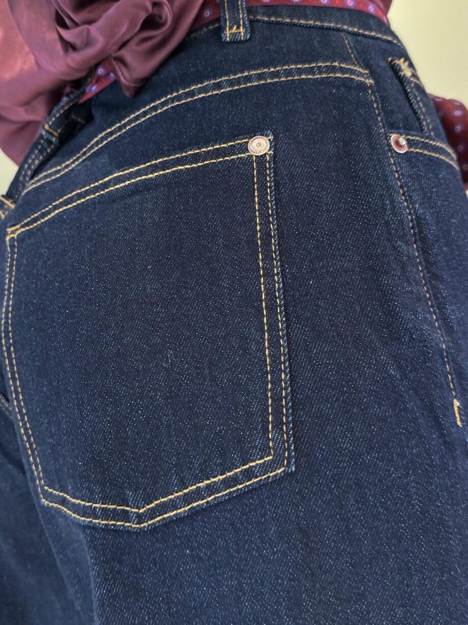 Blu Denim Foulard