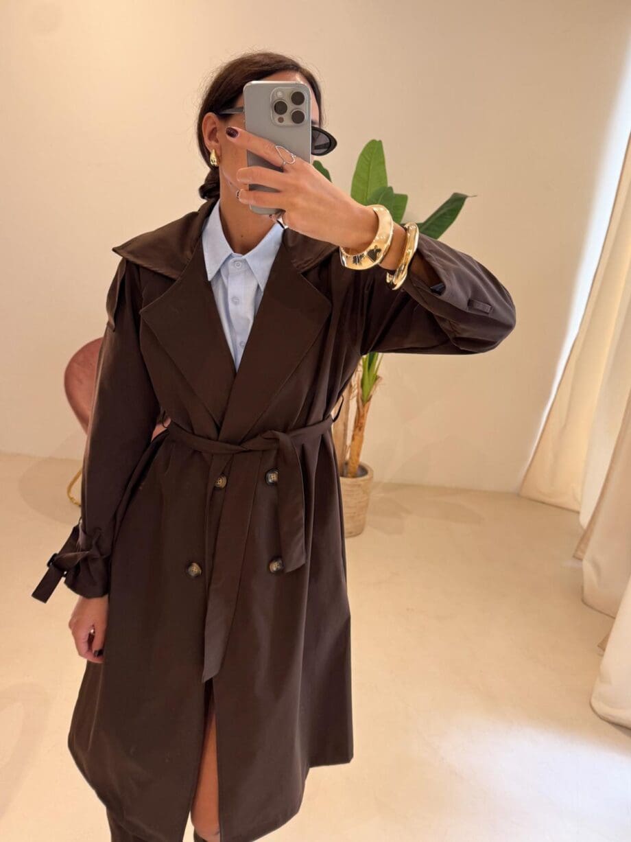 Trench cioccolato
