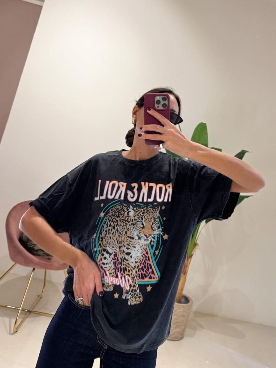 T-shirt stone whash